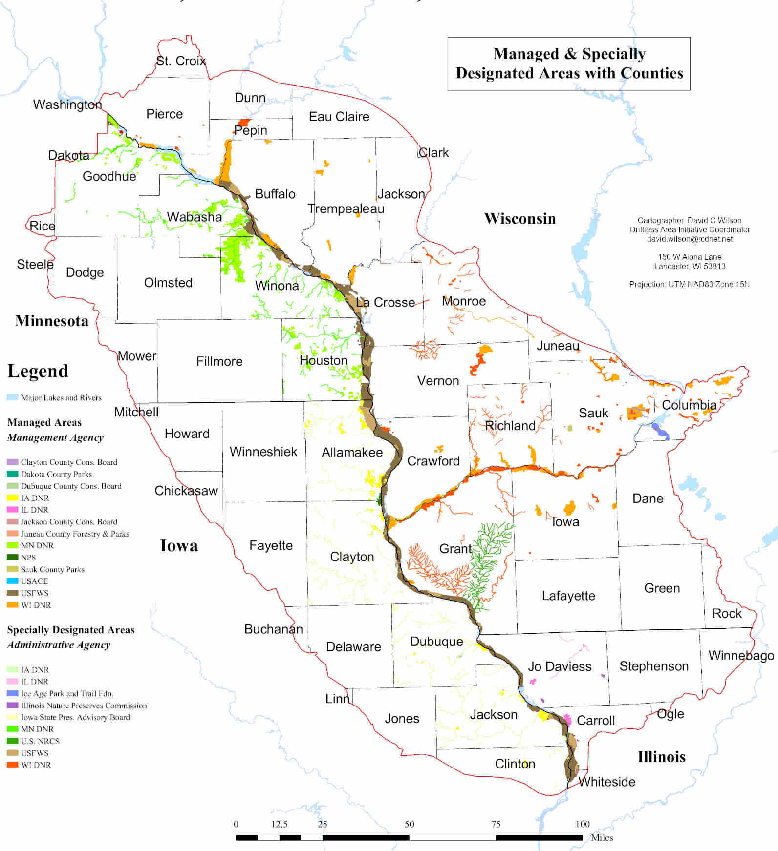 What is the Driftless Area Map